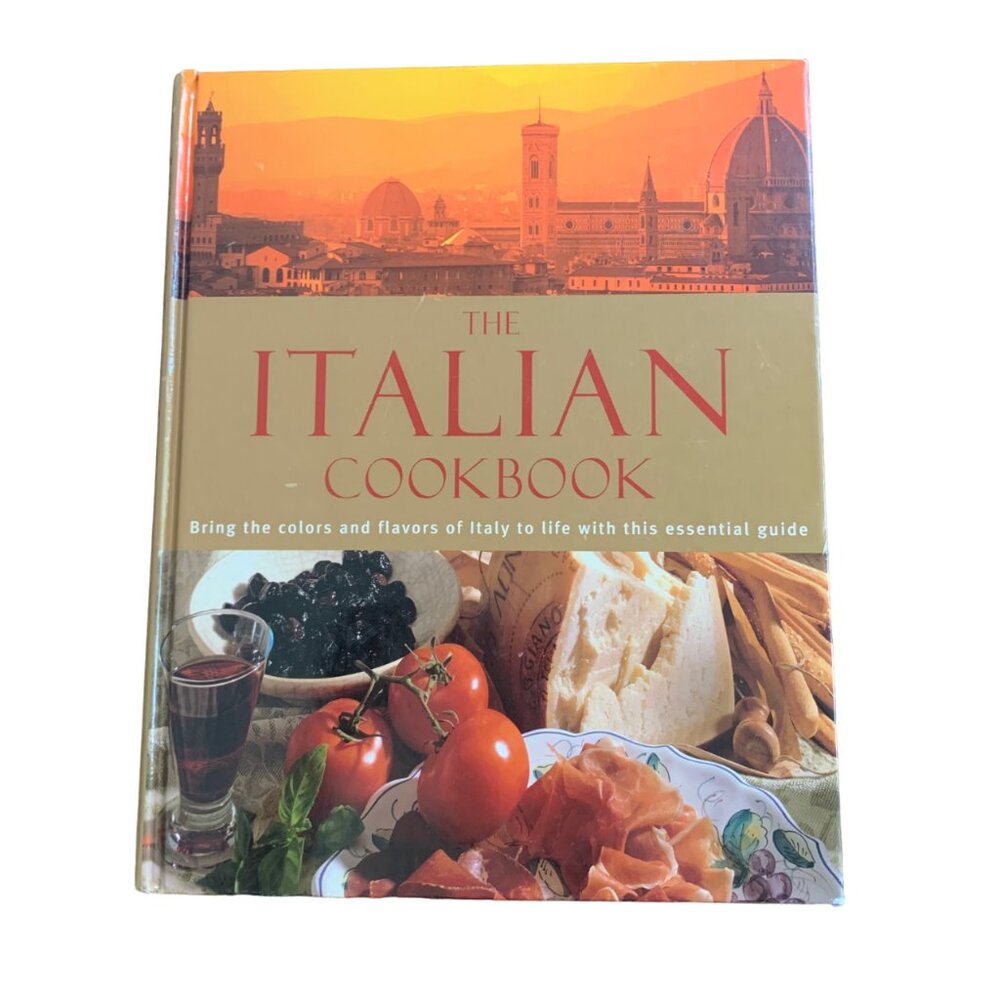 The Italian Cookbook Hardcover 140 Illustrated Recipes different regions Italy